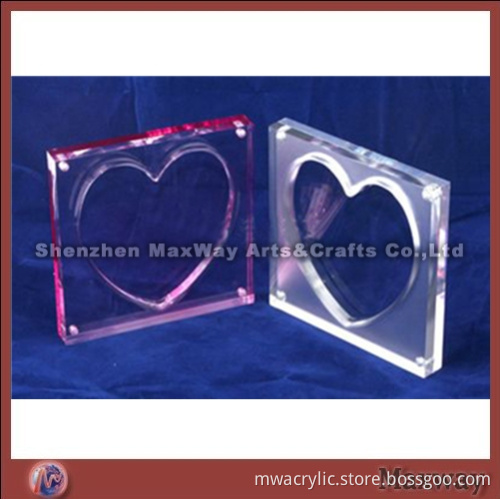 Square 3"*3" Colorful Hot Selling Acrylic Picture Frame Mother's Day Gift